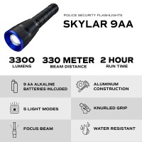 Police Security Skylar 9Aa Flashlight