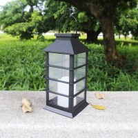 Aicoofest Solar Lanterns Outdoor Hanging Solar Powered Candle Table Lights Decorative Lantern For Outside Waterproof Flameless Led Candles Garden Table Patio