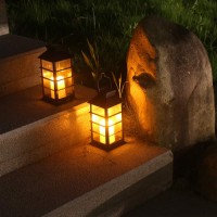 Aicoofest Solar Lanterns Outdoor Hanging Solar Powered Candle Table Lights Decorative Lantern For Outside Waterproof Flameless Led Candles Garden Table Patio