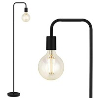 Boostarea Floor Lamp, Industrial Floor Lamp, 63 Inch Standing Lamp, E26 Socket, On/Off Footswitch, Whole Metal, Etl Listed, Modern Floor Lamp For Bedroom, Living Room, Minimalist, Vintage, Mid Century