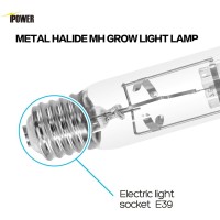 Ipower Glbulbm400X2V1 400W Grow Light Bulb Metal Halide Mh Conversion Lamp For Plants With High Par Enhanced Blue And Violet, 2 Count (Pack Of 1), Spectrums Cct 6000K