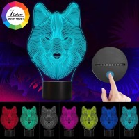 This color changing lamp animal creates a visual emphasis in the interior of your bedroom living room kids room office shop bar or creative space Get 1 for your children in Christmas as a gift Why Choose Our 3D Night Lamp 1 The light changes 7 different c