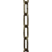 Rch Hardware Ch-S59-06-Ab-3 Steel Chandelier Chain, Antique Brass (3 Feet)