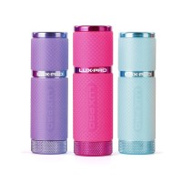 Lux-Pro Lp395 Gels Glow In Dark 9 Led Flashlight (Pink, Purple, Teal)