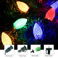 Asenek Green Halloween Lights - 50 Count Green Wire String Lights, Ul Approved Connectable Mini Lights, 16.4Ft Indoor Outdoor For Halloween Party Holidays Garden Home Decor, Green