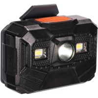 Skullerz 8987 Rechargeable Hard Hat Light - Black