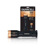 Duracell 550 Lumen Aluminum Focusing Flashlight For Everyday Use - Ultra-Light And Easy To Carry Design With 3 Modes And 3-Aaa Batteries Included. Great For In-Door & Out-Door Use