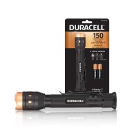 Duracell 150 Lumen Aluminum Focusing Led Flashlight For Everyday Use - Ultra-Light And Easy To Carry Design With 3 Modes And 2-Aaa Batteries Included. Great For In-Door & Out-Door Use