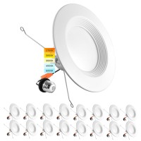 Luxrite 56 Inch Led Recessed Retrofit Downlight 14W90W Cct Color Selectable 2700K 3000K 3500K 4000K 5000K Dimmable