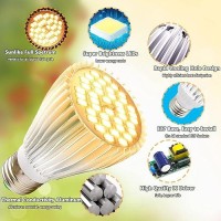 Milyn 4 Pack Led Grow Light Bulb 30W Full Spectrum Plant Light Bulb Warm Led Grow Lights For Indoor Plants Vegetables Flowers