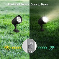 Dewenwils 120Vac Dusk To Dawn Sensor Light Sensor Switch Swivel Mount Photocell Light Control For Outdoor Low Voltage Transfo