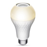 Feit Electric Led Built-In Speaker Intellibulb - A19 With An E26 Medium Base Light Bulb - 60W Equivalent - 15 Year Life - 750 Lumen - 3000K Bright White