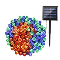 Solar Christmas Lights, 78.8Ft 200 Led Solar String Lights Outdoor Waterproof, 8 Lighting Modes Solar Fairy Lights For Indoor/Outdoor Garden, Patio, Yard, Christmas,Wedding Party Decor (White)