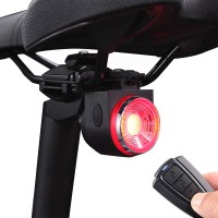 G Keni Smart Antitheft Bike Alarm Bike Tail Light Rechargeable Warning Electric Horn Bike Finder With Remote Ipx5 Waterproo