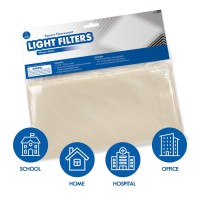 CLASSROOM LIGHT FILTERS 2X2 WHITE