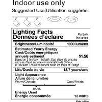 Led 75R111Gu10/Fl R111 Par36 Reflector Indoor Flood Light Gu10 Two Prong Twist Base 13W Replacement 75 Watt Halogen Bulb For Track Lighting Fixture In Kitchen Studio 1000Lm Warm White 3000K Pack Of 4