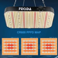 Fecida Dimmable Led Grow Light 12000 Lumen 130 Watt 2024 Best 2X2Ft Grow Tent Light Uvir Included Full Spectrum Plant Growing