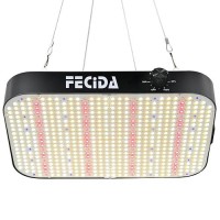 Fecida Dimmable Led Grow Light 12000 Lumen 130 Watt 2024 Best 2X2Ft Grow Tent Light Uvir Included Full Spectrum Plant Growing