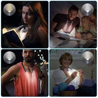 Amir Upgraded Led Neck Reading Light, Book Light For Reading In Bed, 3 Colors, Brightness Adjustable, Bendable Arms, Rechargeable, Long Lasting, Perfect For Reading, Knitting, Camping, Repairing