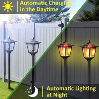 Eycfo Solar Garden Lights - Torches Outdoor Patio Decor Lighting 43