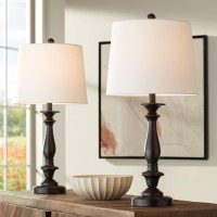 Regency Hill Percy Traditional Table Lamps 26