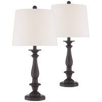 Regency Hill Percy Traditional Table Lamps 26