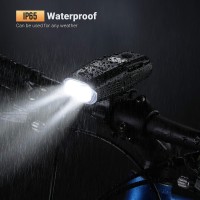 Volcano Eye Ultimate Bike Lights Set Super Bright 2000 Lumens Powerful Bike Headlight Rechargeable Waterproof 5 Modes Bicycle Taillight Long Distance Led Bike Light For Night And Daytime Riding