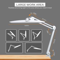 Bemelux Led Desk Lamp With Clamp Dimming Task Lamp For Reading Desktop Office Workbench Table Architect Sewing Study Home Craft