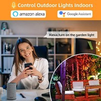 Wixann Led Rgb Flood Light Outdoor 40W 4000Lm, Smart Wifi Flood Light Work With Alexa, Ip66 Timing&Music Sync 2700K-6500K Dimmable Color Changing Landscape Party Stage Light Strobe Uplight, 2Pack