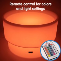 Tickit Sensory Mood Discovery Table - Light Table With Raised Outer Rim To Keep Activities Contained - 20 Light Settings - Sensory Table