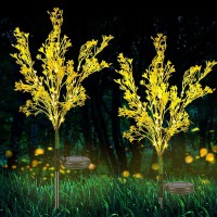 Neporal Solar Garden Lights Outdoor Decorative, Solar Flowers Lights Dusk To Dawn, Solar Garden Stake Lights Waterproof Ip65, Solar Powered Flower Lights - Gardening Gifts For Women