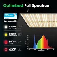 Vivosun Vs4000 Led Grow Light With Samsung Lm301 Diodes Brand Driver Dimmable Full Spectrum Sunlike Lights With Glasses For Se