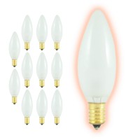 Goodbulb 40 Watt Torpedo Candelabra Light Bulbs | B10 Frosted Finish E12 Base 2700K Soft White Ctf | Dimmable 40W 325 Lumens | Decorative Chandelier Bulbs | Incandescent 12 Pack