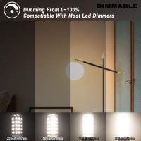 Ziomitus Dimmable G9 Led Bulbs 3W 4000K Nautral White,Replace 20W 25W 30W G9 Halogen,Ac120V 0-100% Dimming G9 Led Bulbs 3W Neutral 300Lm For Chandelier Ceiling Pendant Lighting,No Flicker,5Pack