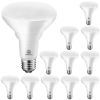 Energetic Led Recessed Light Bulbs Br30, 65W Equivalent, Dimmable, Warm White 3000K, Indoor Flood Lights For Recessed Cans, Ul Listed, 12 Pack