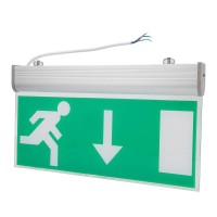 Simlug Led Emergency Exit Light, Exit Lighting Sign, 110-220V Stations Entertainment Venues For Library Supermarkets