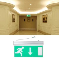 Simlug Led Emergency Exit Light, Exit Lighting Sign, 110-220V Stations Entertainment Venues For Library Supermarkets