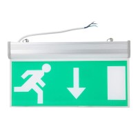 Simlug Led Emergency Exit Light, Exit Lighting Sign, 110-220V Stations Entertainment Venues For Library Supermarkets