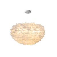 Kco Lighting Nordic Feather Pendant Light 23.6