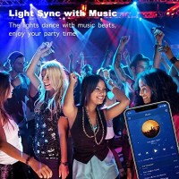 Dalattin Led Strip Lights 65.6Ft Rgb 5050 Color Changing Led Lights For Bedroom Music Sync Smart App And Remote Control For Home Dorm Room Party Decoration