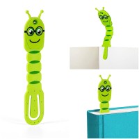 Flexilight Pal Reading Light 2 In 1 Bookmark Book Light Led Clip On Reading Lamp Children Book Torch For Reading In Bed Book Accessories Gift Idea For Readers, Book Lovers (Bookworm Green)