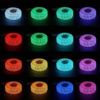 Ainfox 50Ft Led Rope Lights,Waterproof 16 Colors Changing Rgb Rope Light With Remote Controller For Outdoor & Indoor Use - Smd5050 Flexible Dimmable Decorative Lighting Multi Modes Ul&Etl (50Ft)