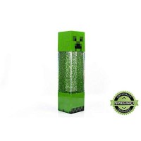 Minecraft Creeper Glitter Motion Light | 12-Inch Led Mood Light Battery Lamp