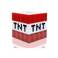 Minecraft Tnt Block 6 Inch Usb Led Night Light Cube - Decorative, Fun, Safe & Awesome Bedside Mood Lamp Toy For Baby, Kids, Teens & Adults - Best For Home'S Bedroom, Living Room Or Even Office