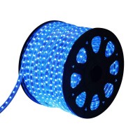 Ainfox 150Ft Led Strip Lights, 2700 Leds Outdoor Waterproof Led Rope Lights Smd5050 110V Flexible Tape Decorative Lighting For Patio Deck Garden Bedroom, Ul&Etl Certified (Blue, 150Ft)