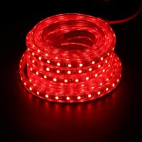 Ainfox 50Ft Led Strip Lights, 900 Leds Outdoor Waterproof Led Rope Lights Smd5050 110V Flexible Tape Decorative Lighting For Patio Deck Garden Bedroom, Ul&Etl Certified (Red, 50Ft)