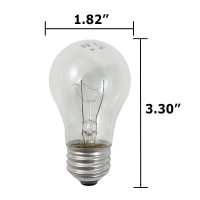 Sylvania 40 Watt, 452 Lumens, Clear Light Ceiling Fan Bulbs (2 Bulbs)