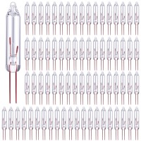 Aodaer 500 Pieces Clear Mini 2.5 Volt Replacement Light Bulbs, 0.17 Ampere, 0.42 Watt For Christmas Trees Decorative Light