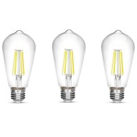 Notoc Led Edison Bulb 4W,Antique 40W Vintage Edison Bulb,E26 Light Bulb Non Dimmable Led Bulb 450 Lumens Daylight White 4000K,Pack Of 3