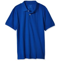 The Childrens Place Boys Uniform Pique Polo Shirt, Renew Blue, Xxl 16 Us